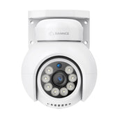 4K 8MP Caméra IP sécurité extérieure PoE - Rotation & Inclinaison, Détection intelligente des véhicules, Audio bidirectionnel, Stockage sur carte TF jusqu'à 256G, Compatible Onvif, fonctionne avec SANNCE N98PBD/N96PBK